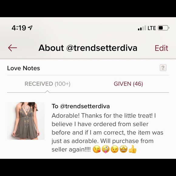 Restocked! Embroided Olive Green Rayon Romper! - Picture 8 of 8